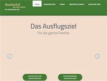 Tablet Screenshot of haustierhof-reutemuehle.de